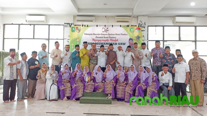Permaskab Meranti Pekanbaru peringati Maulid Nabi bersama Wakil walikota dan Tokoh Masyarakat